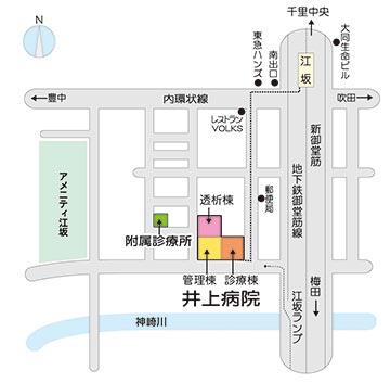 井上病院MAP